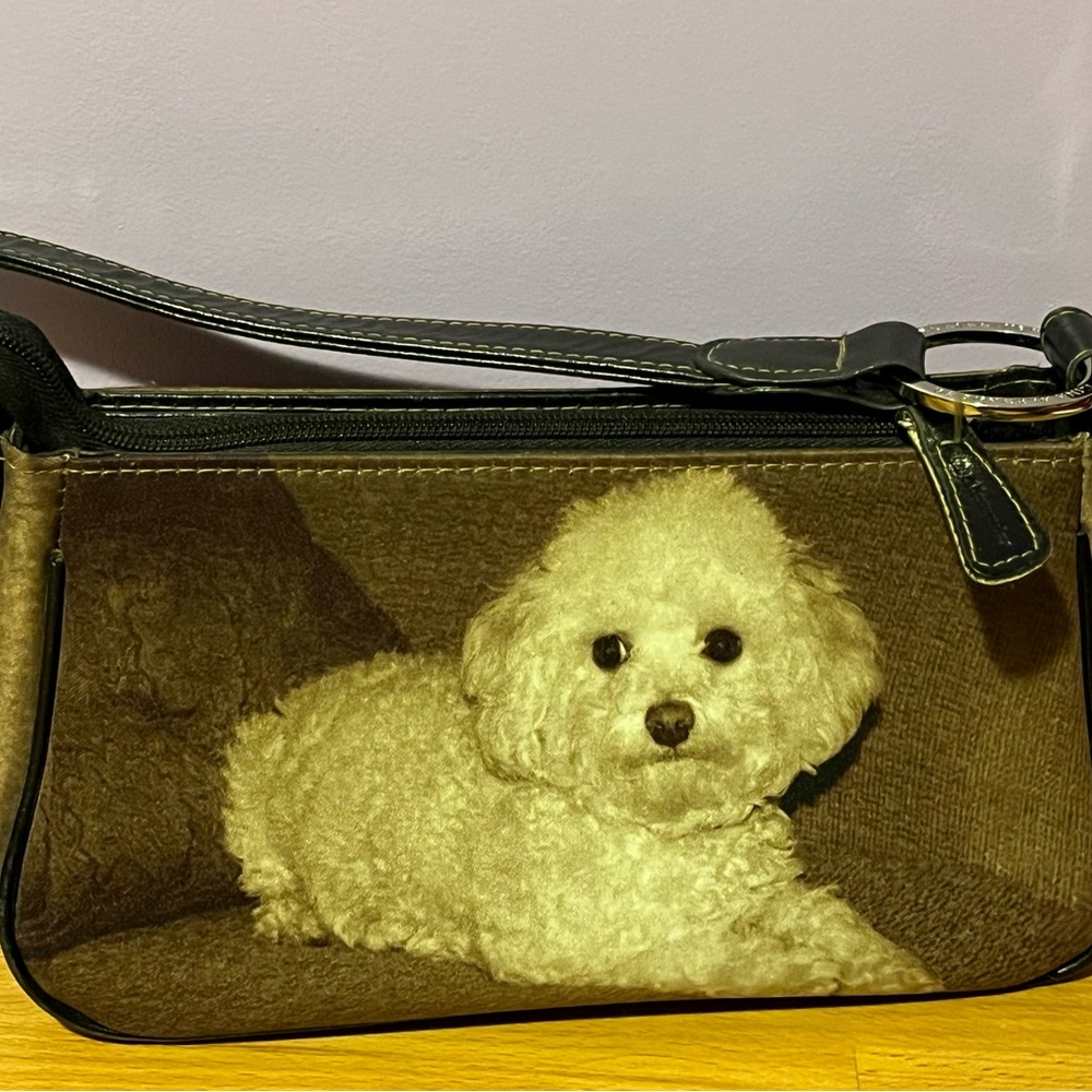 GINA ALEXANDER HOLLYWOOD LA designer - Bichon Frisé picture handbag